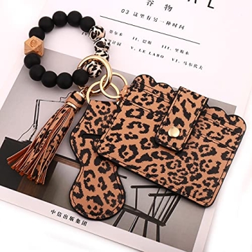 BVGA Wristlet Keychain Bracelet Wallet Women Multifunctional