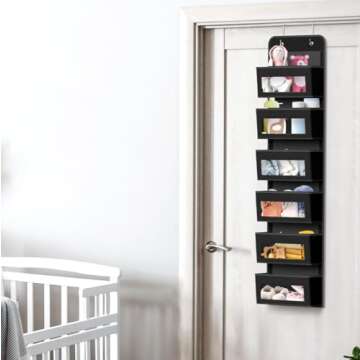 Simple Houseware 6 Pocket Over Door Organizer for Easy Storage