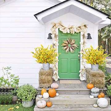 HO2NLE 25.5" Artificial Orchids for Stunning Decor