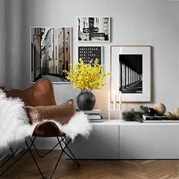 HO2NLE 25.5" Artificial Orchids for Stunning Decor