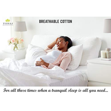 Tissaj Organic Cotton Queen Sheets - Luxury Eco Bedding Set