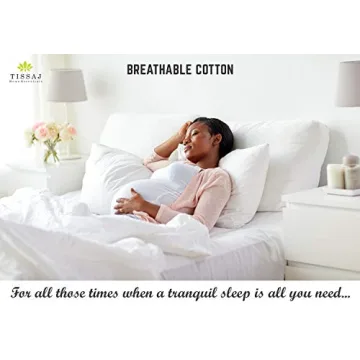 Tissaj Organic Cotton Queen Sheets - Luxury Eco Bedding Set