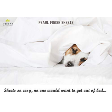 Tissaj Organic Cotton Queen Sheets - Luxury Eco Bedding Set