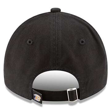 New Era NFL Core Classic 9TWENTY Adjustable Hat Cap One Size Fits All (Baltimore Ravens Black)