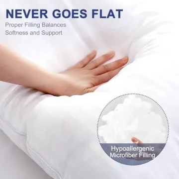 YUGYVOB Body Pillow Hypoallergenic Firm Support for Adults