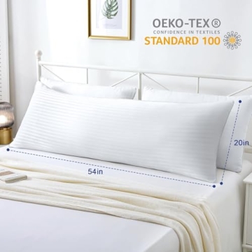 YUGYVOB Body Pillow Hypoallergenic Firm Support for Adults