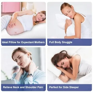 YUGYVOB Body Pillow Hypoallergenic Firm Support for Adults