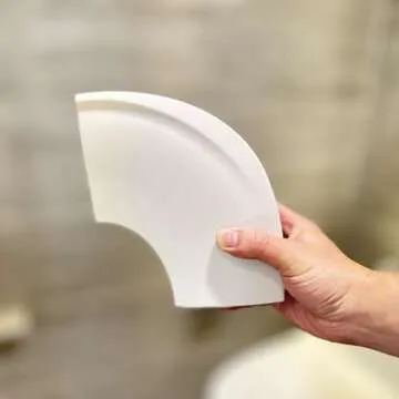 Funbliss Portable Potty Training Seat Foldable & Secure Toilet Seat for Toddlers Travel Friendly Design Non Slip Suction Cups Anti Pinch Pads Grey