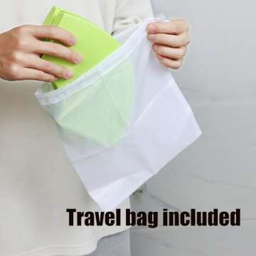 Funbliss Portable Potty Training Seat Foldable & Secure Toilet Seat for Toddlers Travel Friendly Design Non Slip Suction Cups Anti Pinch Pads Grey