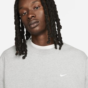 Nike Solo Swoosh Men's Fleece Crew - Versatile Comfort and Style