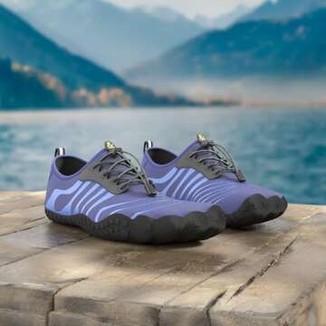 Water Shoes Mens Women Barefoot Shoes Quick Dry Aqua Outdoor Sports for Swim Pool Beach Surf Walk Wa...