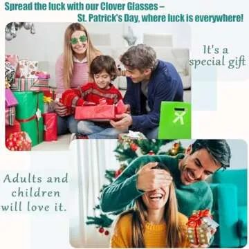 Starrio Shamrock Sunglasses for St. Patrick's Day Fun