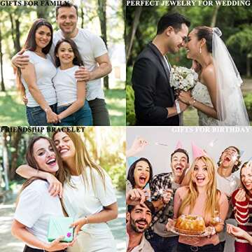 Btysun Bracelets for Women Inspirational Gifts for Women Her Mom Cuff Bracelet Friendship Bracelets Friend Gifts Mantra Thank you Gifts Jewelry