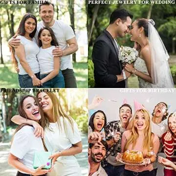 Btysun Bracelets for Women Inspirational Gifts for Women Her Mom Cuff Bracelet Friendship Bracelets Friend Gifts Mantra Thank you Gifts Jewelry