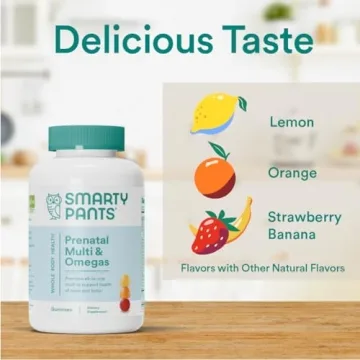 SmartyPants Prenatal Multivitamins Gummies - Omega 3, DHA