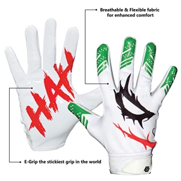 Durable Essential Wear Football Gloves for Youth & Adults