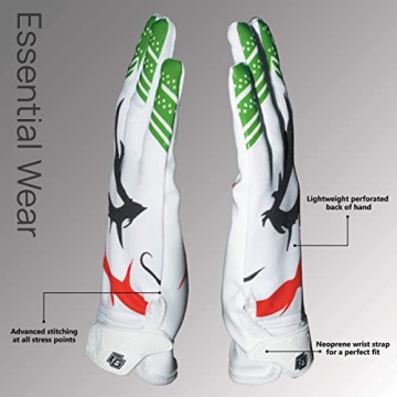 Durable Essential Wear Football Gloves for Youth & Adults