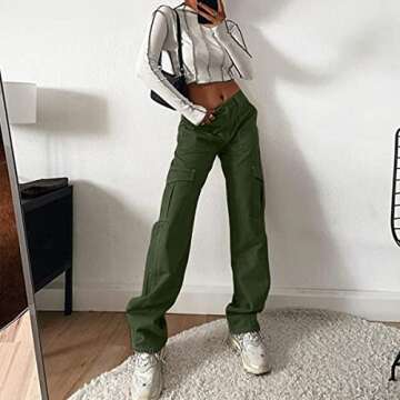 Y2k Low Waisted Jeans for Women Aesthetic Vintage Baggy Pants Wide Leg Casual Trousers 2022 Trendy E...