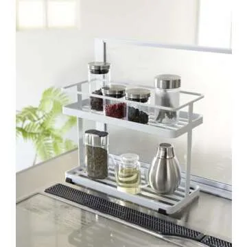 YAMAZAKI Spice Caddy Organizer | Durable Steel & Modern Style