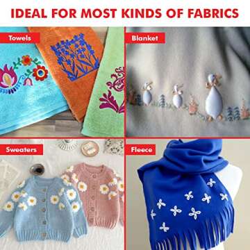 Superpunch Wash-Away Water Soluble Stabilizer for Embroidery - 9 inch x 10 Yard Roll, Fabric Stabilizer, Embroidery Backing & Cut Away Stabilizers - SuperStable Machine & Hand Sewing - Made in USA