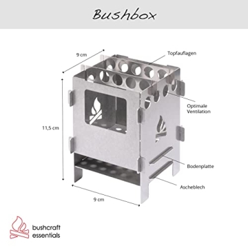Bushbox Outdoor Pocket Stove for Ultimate Cooking Adventures