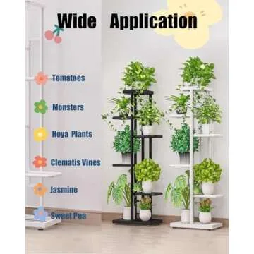 Moromyse 4 Pack Min Bamboo Trellis - 16 inch Plant Support Garden Trellis with Twist Trellis for Climbing Plants Hoya Plants Vine Ivy Indoor Mini Climbing with Bamboo Plant Labels