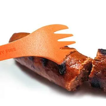 Light my Fire S-SP-4PACK-T Element Light My Fire Original BPA-Free Tritan Spork Multi-Color 4-Pack - Element