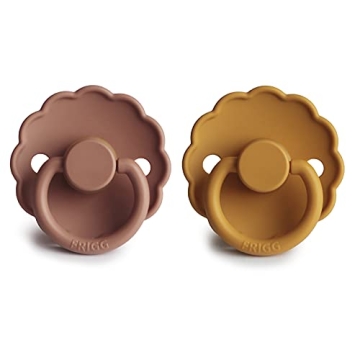 FRIGG Daisy Natural Rubber Baby Pacifier BPA-Free Denmark