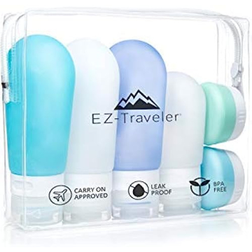 Silicone Travel Bottles - Refillable Toiletry Containers