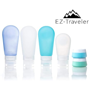 Silicone Travel Bottles - Refillable Toiletry Containers