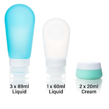 Silicone Travel Bottles - Refillable Toiletry Containers