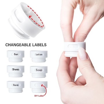 Silicone Travel Bottles - Refillable Toiletry Containers