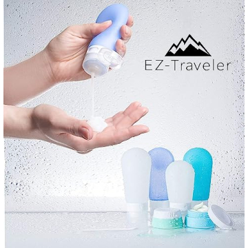 Silicone Travel Bottles - Refillable Toiletry Containers