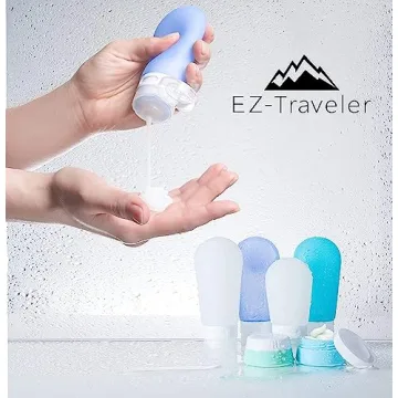 Silicone Travel Bottles - Refillable Toiletry Containers