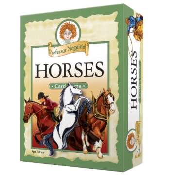Professor Noggins Horses Educational Trivia Game for Kids