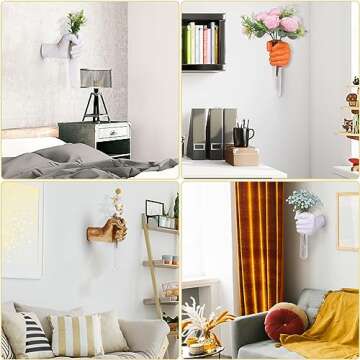 Gold Hand Wall Vase - Unique Decor for Home