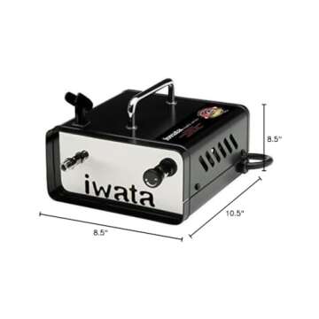 Iwata-Medea HP-CS .35mm Airbrush with Ninja Compressor