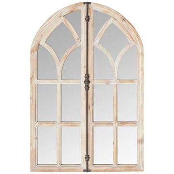 Elegant Stone & Beam Vintage Farmhouse Mirror 36"