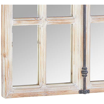Elegant Stone & Beam Vintage Farmhouse Mirror 36"