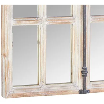 Elegant Stone & Beam Vintage Farmhouse Mirror 36"