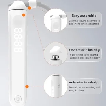 Smart Jump Rope with App - Fitness Tracker for All