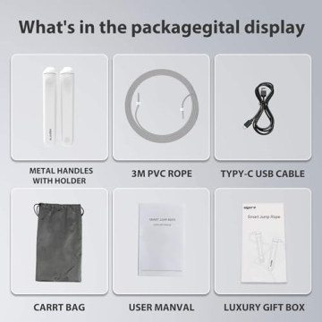 Smart Jump Rope with App - Fitness Tracker for All