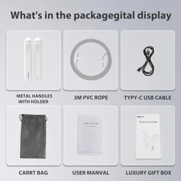 Smart Jump Rope with App - Fitness Tracker for All