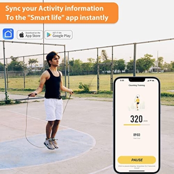 Smart Jump Rope with App - Fitness Tracker for All