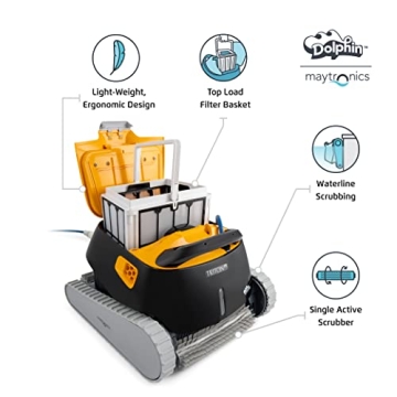 Effortless Dolphin Triton PS Robotic Pool Cleaner
