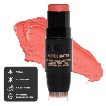 Nudestix Nudies Matte Cream Blush Stick - Your Go-To 3-in-1 Beauty Solution