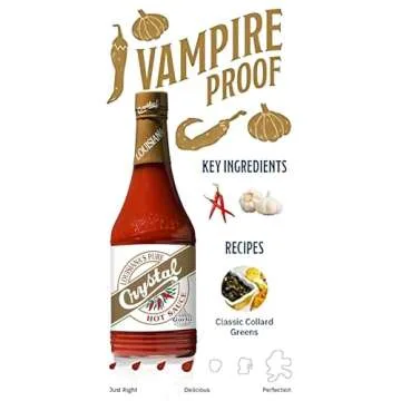 Crystal Louisiana Hot Sauce with Garlic, 12 Ounce