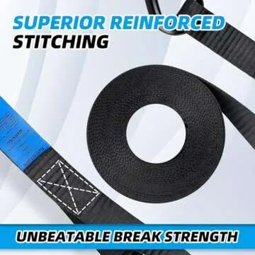 Heavy Duty Ratchet Straps 15 FT with 1800 LB Strength