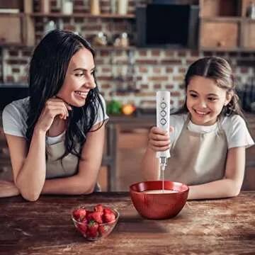 FoodVille MF09 Rechargeable Milk Frother - Versatile Kitchen Essential