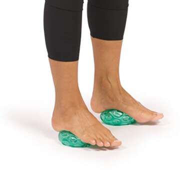 OPTP Franklin Method Textured Ball Set - 2 Inflatable Massage Balls; Textured Ball Set for Self-Massage, Exercise, Muscle Tension and Myofascial Relief